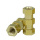 no burr brass head hex flat nut